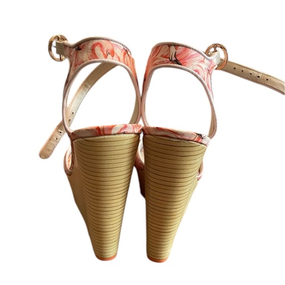 Sophia Webster Lula Dreamy Flamingo Wedges - Picture 3 of 7